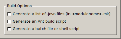 Project Settings Java Build